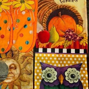 Colorful Seasonal Themed Tapestry